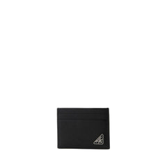 Man Black Leather Cardholder