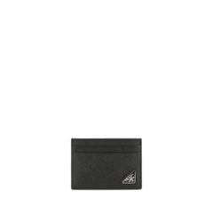 Man Black Leather Cardholder