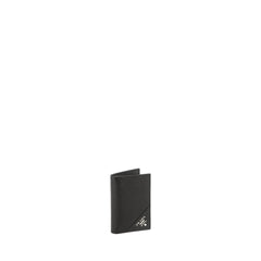 Man Black Leather Card Holder