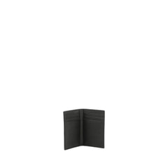 Man Black Leather Card Holder