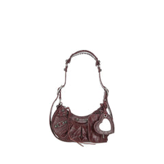 Burgundy Xs Croc Bag Le Cagole