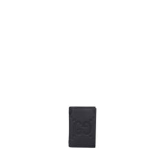 Embossed Gg Card Wallet Black