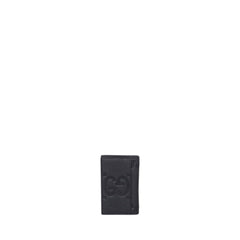 Embossed Gg Card Wallet Black