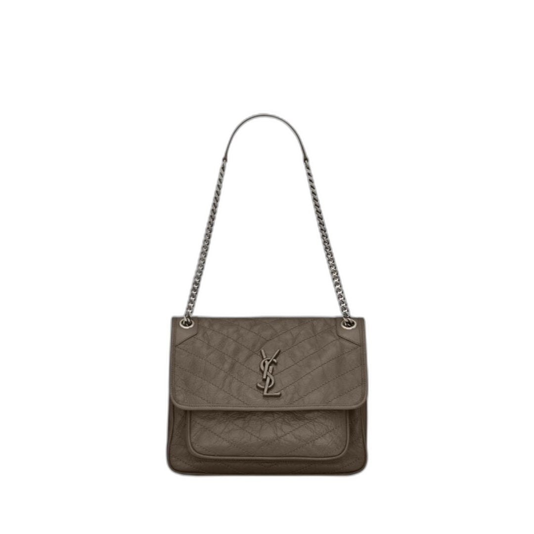 Medium Niki Monogram Chain Bag Light Musk