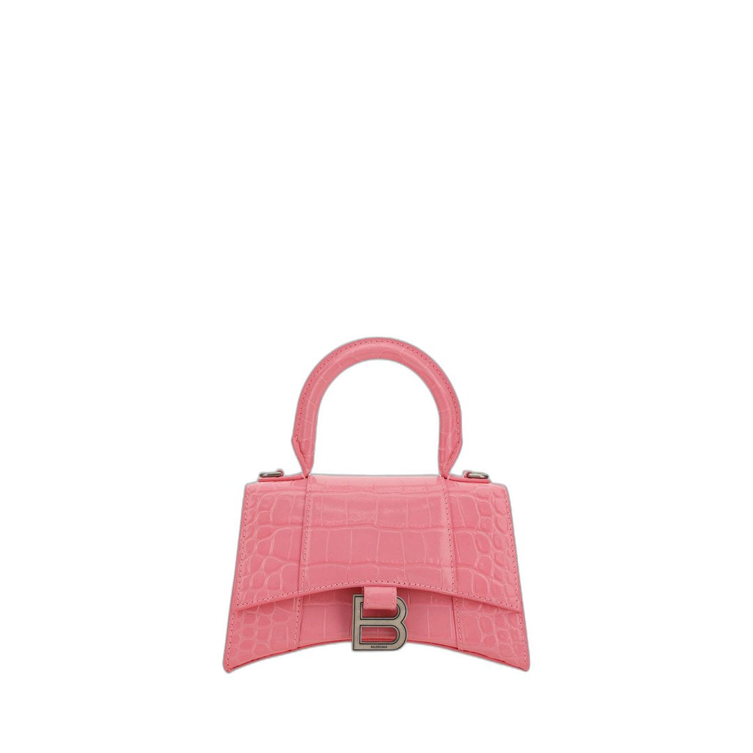 Mini Hourglass Top Handle Bag Sweet Pink