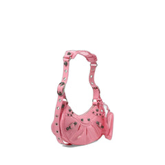 Xs Le Cagole Faux Leather Shoulder Bag Sweet Pink