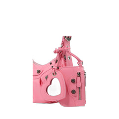 Xs Le Cagole Faux Leather Shoulder Bag Sweet Pink