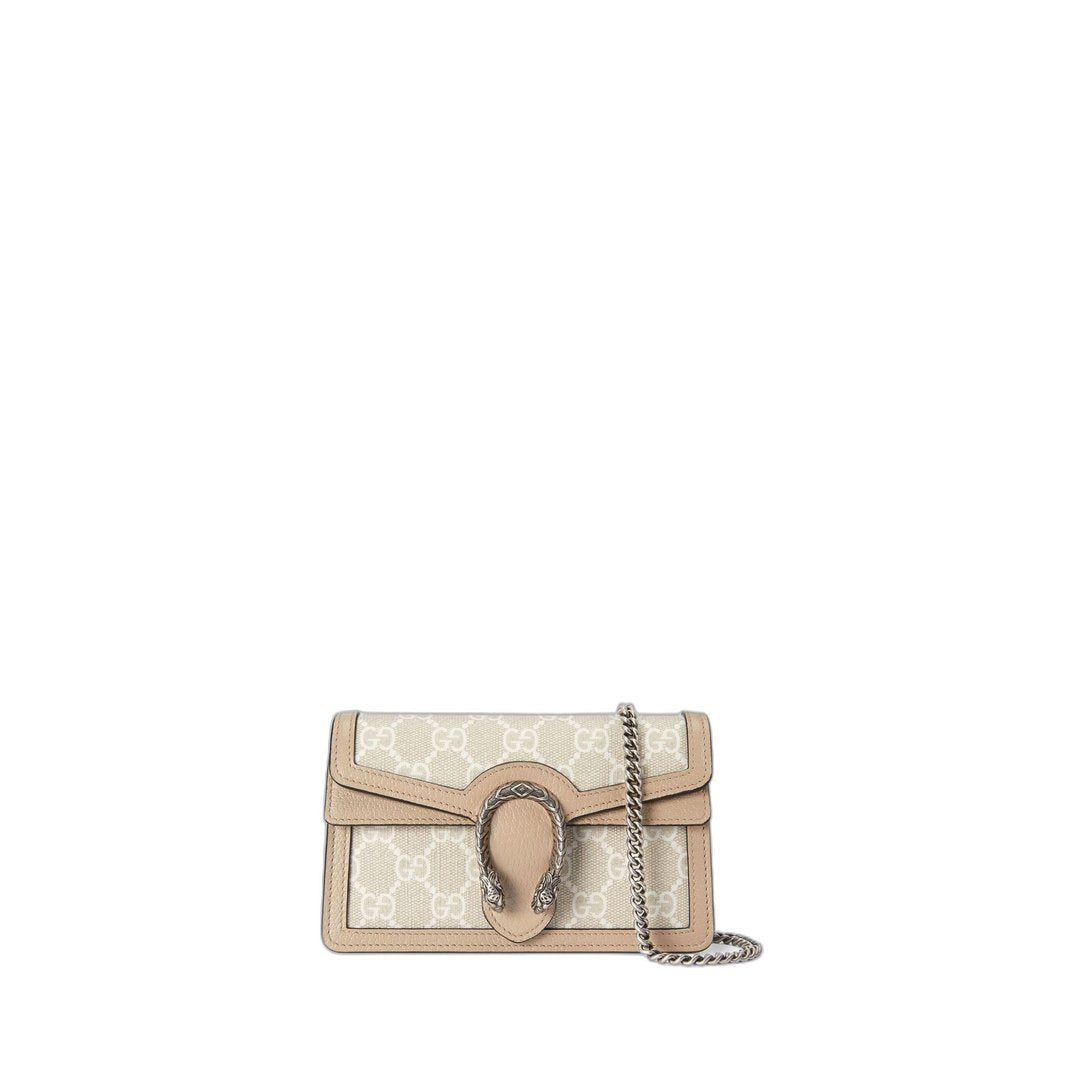 Dionysus Gg Super Mini Bag Beige/Blue Supreme