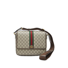 Medium Ophidia Gg Supreme Messenger Bag Beige