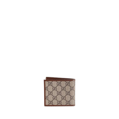 Wallet Interlocking G Beige/Ebony/Brown Sugar