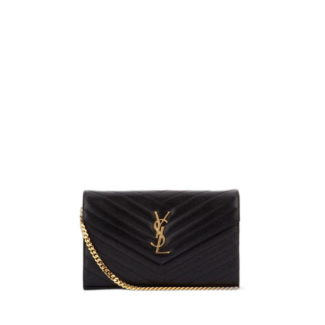 Sunset Chain Wallet Black