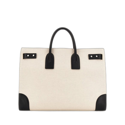 Sac De Jour Thin 大号帆布皮革包