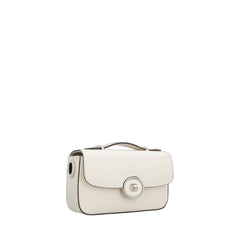 Ivory Leather Small Petite Gg Handbag