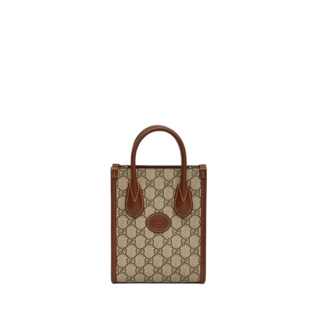 Mini Tote Bag Interlocking G Gg Supreme