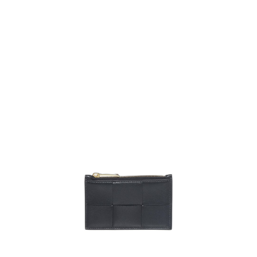 Intrecciato Zip Card Holder