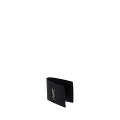 Cassandre Smooth Leather Billfold Wallet Black