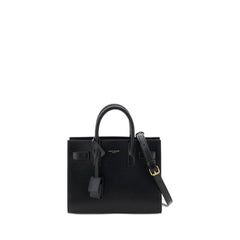 Sac De Jour Nano Smooth Leather Handbag Black