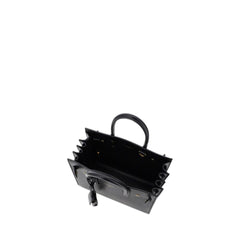 Sac De Jour Nano Smooth Leather Handbag Black