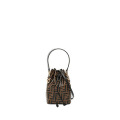 Mon Tresor Brown Leather Mini Bag