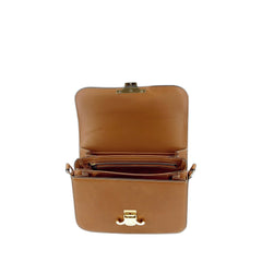 Classique Triomphe Bag In Natural Calfskin Tan