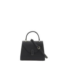 Black Iside Mini Leather Handbag