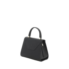 Black Iside Mini Leather Handbag