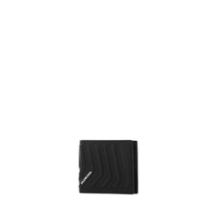 Men'S Car Square Folded Wallet In Black