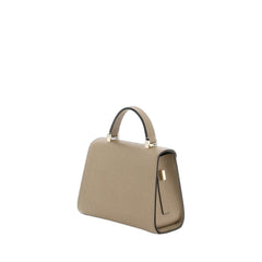 Beige Iside Micro Leather Handbag For Women