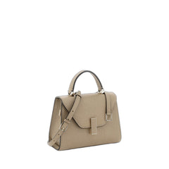 Beige Iside Micro Leather Handbag For Women