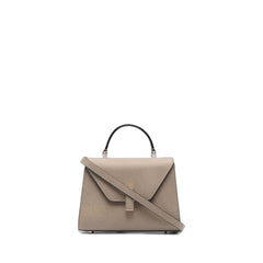 Beige Iside Micro Leather Handbag For Women