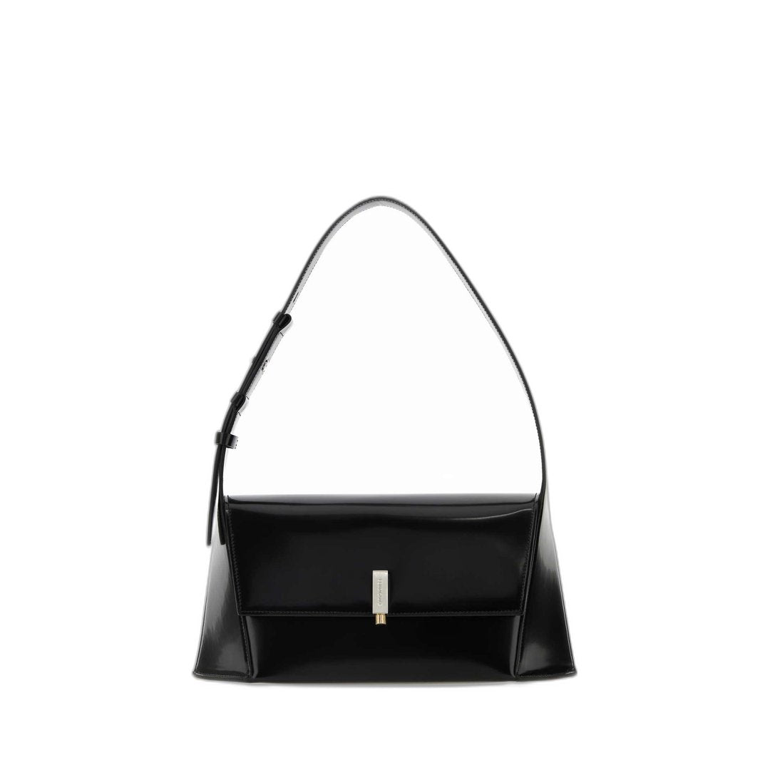 Geometric Shoulder Bag M Black Editorialist