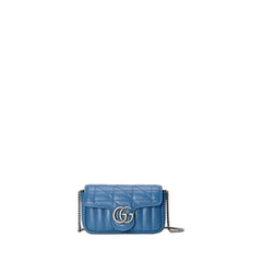 Gg Marmont Super Mini Bag In Smooth