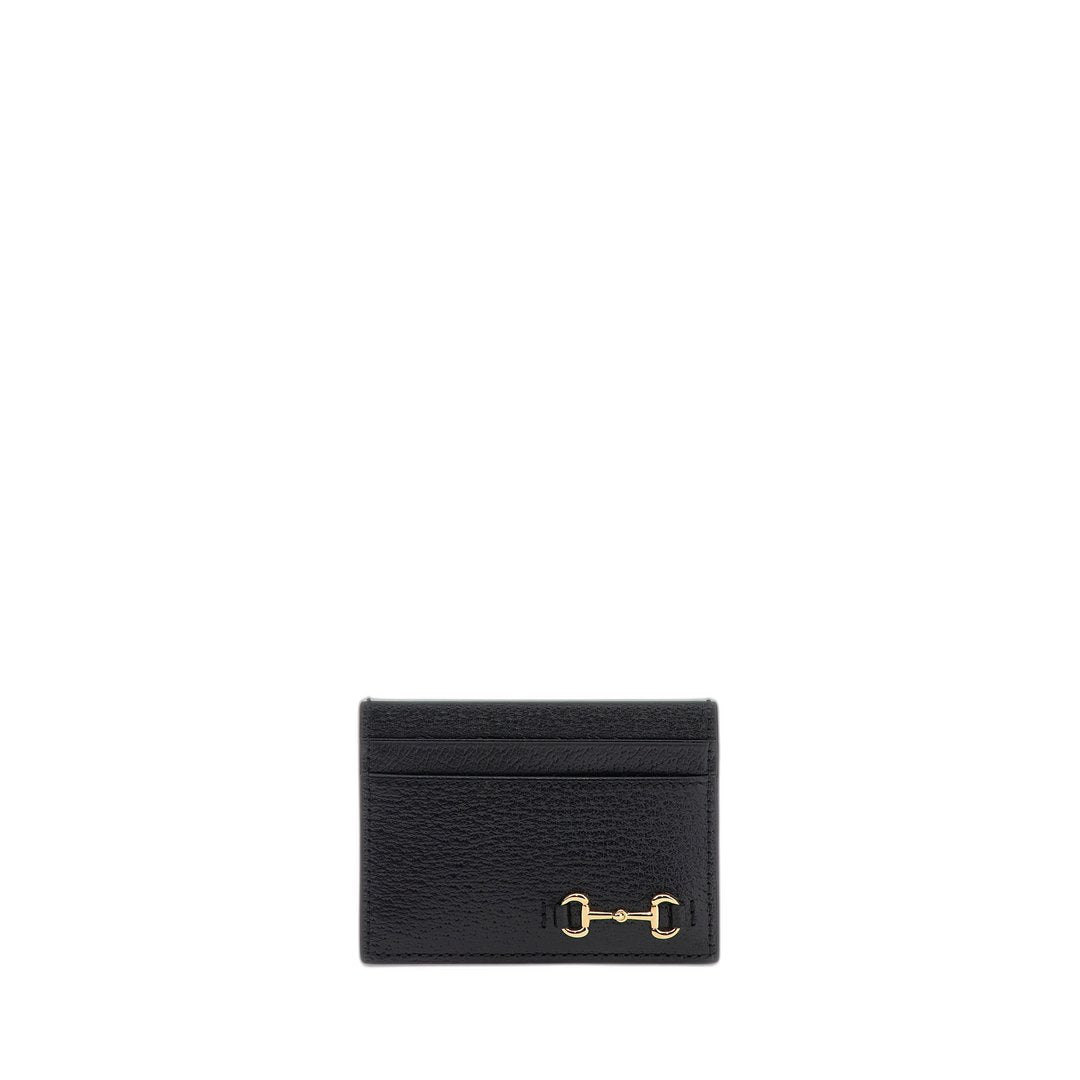 Card Case With Horsebit Black Check The