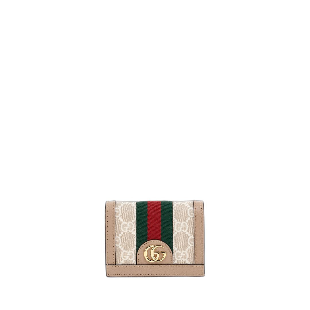 Ophidia Gg Card Case Wallet In Supreme