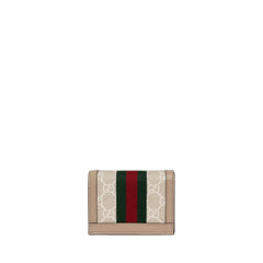 Ophidia Gg Card Case Wallet In Supreme