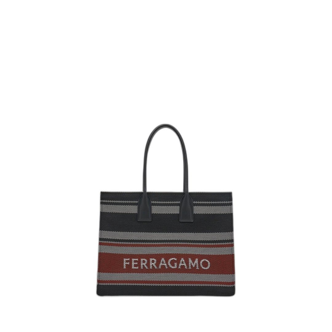 Tote Bag With Signature (L) Reversible