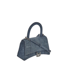 Bolso De Mano Hourglass Pequeã±O De Tejido Vaquero Con Girly