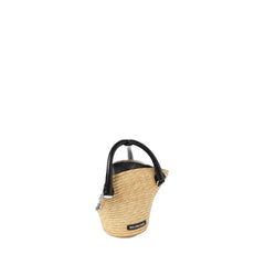 Straw Mini Beach Handbag 9560'