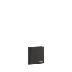 Grainy Leather International Bifold Wallet Black In Calfskin