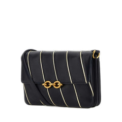 Le Maillon Satchel Bag In Navy Deep Marine