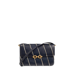 Le Maillon Satchel Bag In Navy Deep Marine