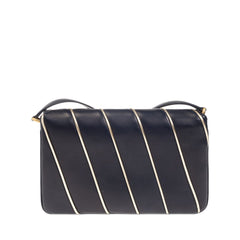 Le Maillon Satchel Bag In Navy Deep Marine