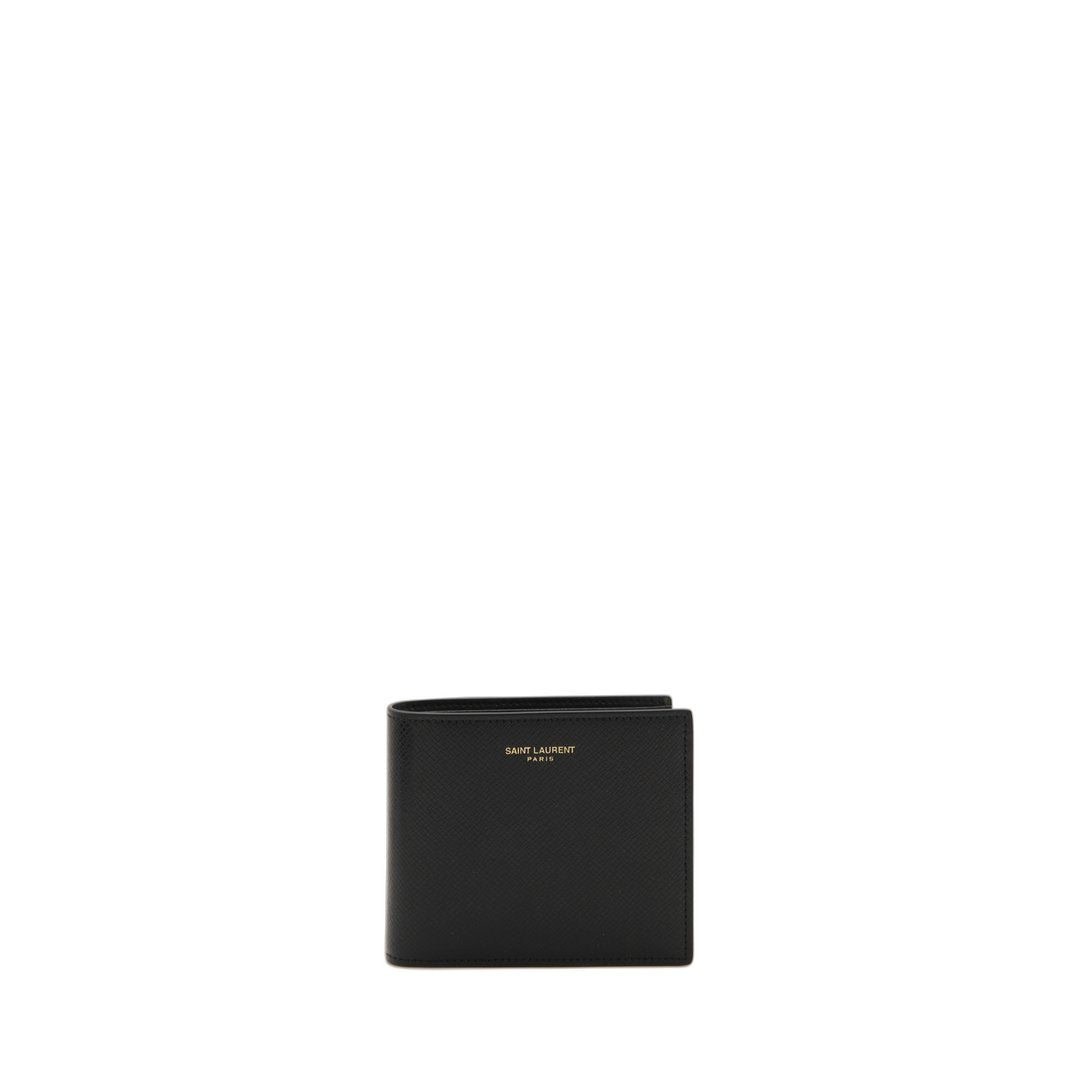 Paris Textured Leather Billfold Wallet