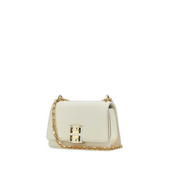 4G Small Smooth Leather Crossbody Bag White