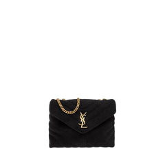 Small Loulou Chain Bag In Black Black Editorialist