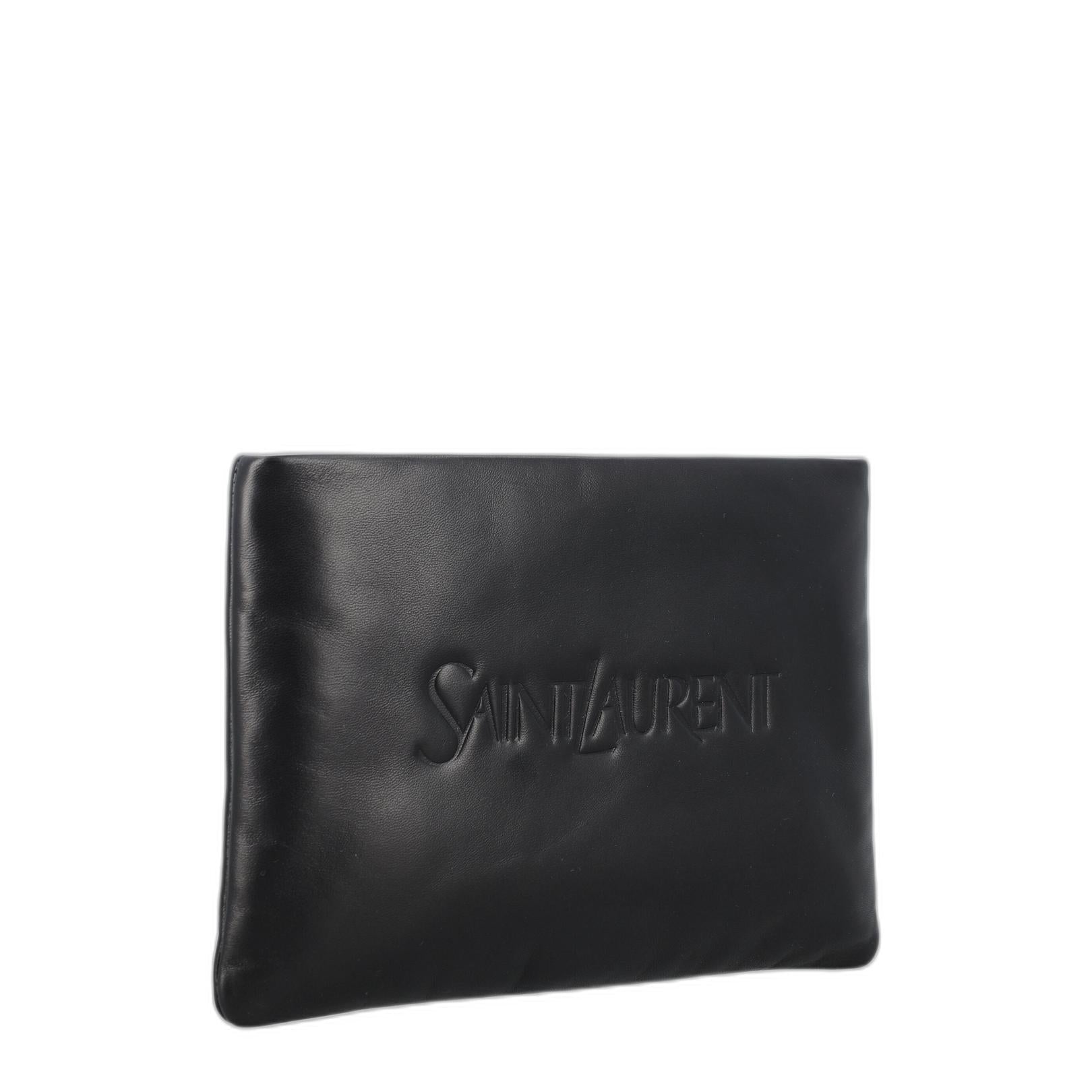 Small Puffy Pouch In Lambskin