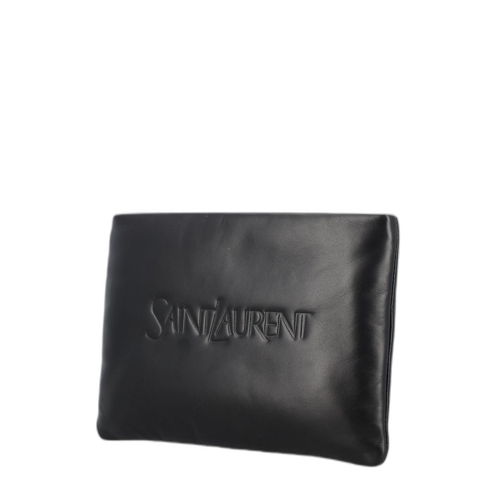 Small Puffy Pouch In Lambskin
