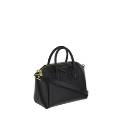 Antigona Small Grainy Leather Handbag Black