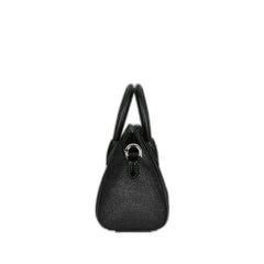 Antigona Micro Bag In Black Satin With Rhinestones