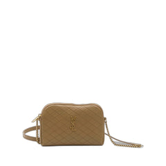 Gaby Zipped Pouch In Quilted Lambskin